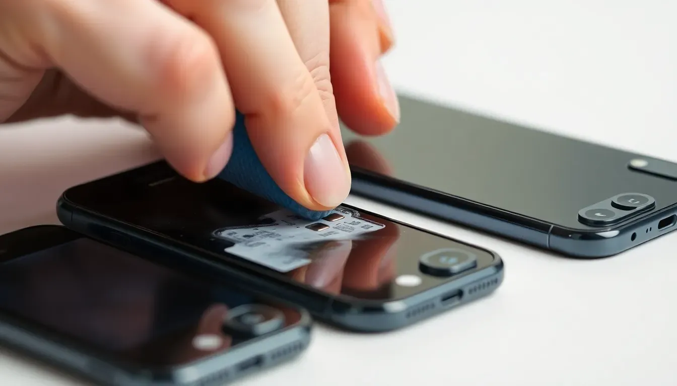 Clean the charging contacts